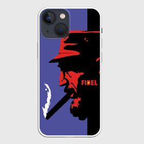 Чехол для iPhone 13 mini с принтом Fidel в Курске,  |  | castro | che | fidel | guevara | гевара | кастро | фидель | че