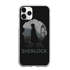 Чехол для iPhone 11 Pro Max матовый с принтом Sherlock World в Курске, Силикон |  | Тематика изображения на принте: doctor | holmes | холмс | шерлок