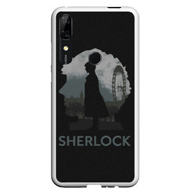 Чехол для Honor P Smart Z с принтом Sherlock World в Курске, Силикон | Область печати: задняя сторона чехла, без боковых панелей | Тематика изображения на принте: doctor | holmes | холмс | шерлок