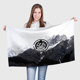 Флаг 3D с принтом Snowboarding в Курске, 100% полиэстер | плотность ткани — 95 г/м2, размер — 67 х 109 см. Принт наносится с одной стороны | extreme | snowboarding | sport | winter | горы | движение | приключения | снег | сноуборд | спорт | экстрим