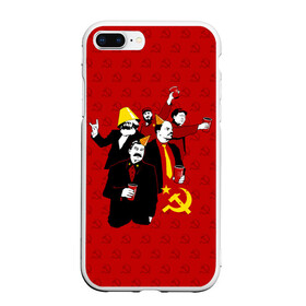 Чехол для iPhone 7Plus/8 Plus матовый с принтом Communist Party в Курске, Силикон | Область печати: задняя сторона чехла, без боковых панелей | lenin | october | party | red | russia | soviet union | stalin | ussr | большевик | коммунист | красный | ленин | октябрь | пати | россия | советский союз | ссср | сталин