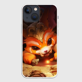 Чехол для iPhone 13 mini с принтом Gnar в Курске,  |  | gnar | league of legend | lol | гнар | лига легенд | лол