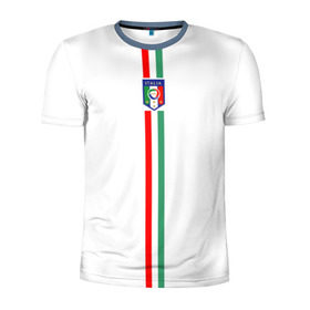 Мужская футболка 3D спортивная с принтом Сборная Италии в Курске, 100% полиэстер с улучшенными характеристиками | приталенный силуэт, круглая горловина, широкие плечи, сужается к линии бедра | Тематика изображения на принте: italy | италия