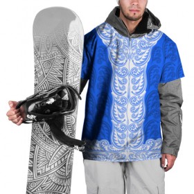 Накидка на куртку 3D с принтом Новый год в Курске, 100% полиэстер |  | Тематика изображения на принте: 