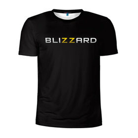 Мужская футболка 3D спортивная с принтом Blizzard не такой в Курске, 100% полиэстер с улучшенными характеристиками | приталенный силуэт, круглая горловина, широкие плечи, сужается к линии бедра | 