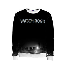 Детский свитшот 3D с принтом Watch Dogs 2 в Курске, 100% полиэстер | свободная посадка, прямой крой, мягкая тканевая резинка на рукавах и понизу свитшота | dogs | ubisoft | watch | watchdogs | псы | сторожевые | хакер