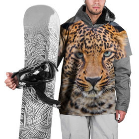 Накидка на куртку 3D с принтом Леопард в Курске, 100% полиэстер |  | Тематика изображения на принте: animal | leopard | look | predator | spotted | wild | взгляд | дикий | животное | леопард | пятнистый | хищник
