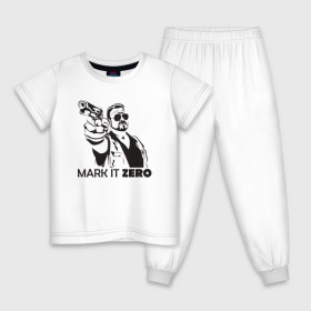 Детская пижама хлопок с принтом Walter Sobchak в Курске, 100% хлопок |  брюки и футболка прямого кроя, без карманов, на брюках мягкая резинка на поясе и по низу штанин
 | Тематика изображения на принте: the big lebowski | walter sobchak | большой лебовски