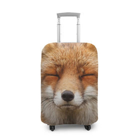 Чехол для чемодана 3D с принтом Лиса в Курске, 86% полиэфир, 14% спандекс | двустороннее нанесение принта, прорези для ручек и колес | animal | baby | fox | look | predator | red | sly | wild | взгляд | дикая | животное | лиса | малыш | рыжая | хитрая | хищник