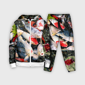 Детский костюм 3D с принтом Koi Fish (карпы кои) в Курске,  |  | bright | brocade | carp | color | decorative | depth | exotic | fish | koi | koi fish | sea | water | вода | глубина | декоративные | карпы | кои | море | парчовый | рыбки | цвет | экзотические | яркий