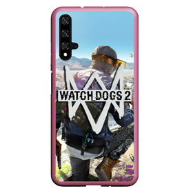 Чехол для Honor 20 с принтом Watch Dogs 2 в Курске, Силикон | Область печати: задняя сторона чехла, без боковых панелей | watchdogs