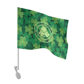 Флаг для автомобиля с принтом Ireland, Happy St. Patrick`s Day в Курске, 100% полиэстер | Размер: 30*21 см | background | clover | four | green | happy st. patricks day | holiday | ireland | leaf | petal | plant | print | зеленый | ирландия | клевер | лепесток | лист | печать | праздник | растение | счастливого святого патрика | фон | четыре