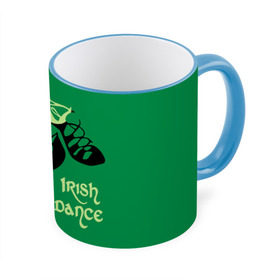Кружка 3D с принтом Ireland, Irish dance в Курске, керамика | ёмкость 330 мл | Тематика изображения на принте: background | black | clover | dance | green | ireland | irish | petal | soft shoes | зеленый | ирландия | ирландский | клевер | лепесток | мягкая | обувь | танец | фон | черная