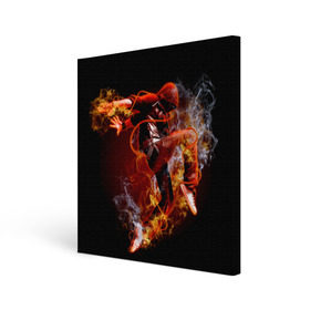 Холст квадратный с принтом Огненный танец в Курске, 100% ПВХ |  | background | black | dance | dancer | energy | fire | flame | flying | male | мужчина | огненный | пламя | полет | танец | танцор | фон | черный | энергия