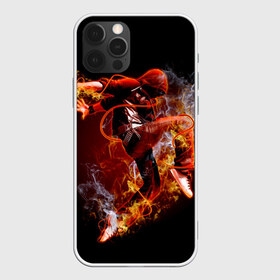 Чехол для iPhone 12 Pro Max с принтом Огненный танец в Курске, Силикон |  | background | black | dance | dancer | energy | fire | flame | flying | male | мужчина | огненный | пламя | полет | танец | танцор | фон | черный | энергия