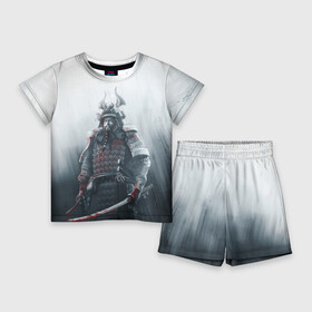 Детский костюм с шортами 3D с принтом Shadow Tactics в Курске,  |  | Тематика изображения на принте: shogun | игра | меч | самурай | сегун | япония