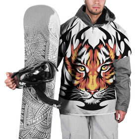Накидка на куртку 3D с принтом Король джунглей в Курске, 100% полиэстер |  | агрессивные | веселые | довольно | забавные | интересные | новинки | отчаянные