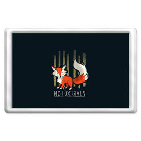 Магнит 45*70 с принтом No Fox Given в Курске, Пластик | Размер: 78*52 мм; Размер печати: 70*45 | animal | beast | fox | heart | love | orange | животное | зверь | лис | лиса | личиска | любовь | рыжая | сердце