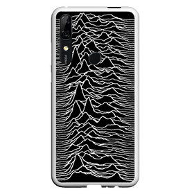 Чехол для Honor P Smart Z с принтом Joy Division Unknown Pleasures в Курске, Силикон | Область печати: задняя сторона чехла, без боковых панелей | Тематика изображения на принте: joy division | альбом | волны | горы | линии | обложка | панк | рок