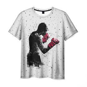Мужская футболка 3D с принтом Hope Faith в Курске, 100% полиэфир | прямой крой, круглый вырез горловины, длина до линии бедер | boxing | combat | fight | fighter | kickboxing | muay thai | wrestling | боец | бой | бокс | боксер | драка | кикбоксинг | май тай