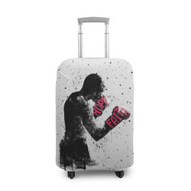 Чехол для чемодана 3D с принтом Hope Faith в Курске, 86% полиэфир, 14% спандекс | двустороннее нанесение принта, прорези для ручек и колес | boxing | combat | fight | fighter | kickboxing | muay thai | wrestling | боец | бой | бокс | боксер | драка | кикбоксинг | май тай