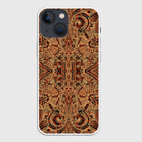 Чехол для iPhone 13 mini с принтом Ацтекские формы 2 в Курске,  |  | Тематика изображения на принте: абстракция | арт | ацтеки | индейцы | магия | майя | фракталы | эзотерика