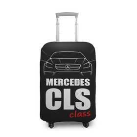 Чехол для чемодана 3D с принтом Mercedes CLS Class в Курске, 86% полиэфир, 14% спандекс | двустороннее нанесение принта, прорези для ручек и колес | mercedes benz | mercedes cls 63 amg | авто | автомобиль | машина | мерседес | тачка
