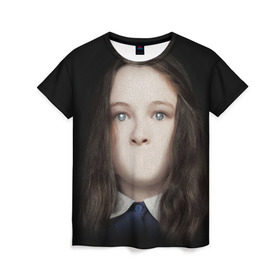 Женская футболка 3D с принтом Silent Hill в Курске, 100% полиэфир ( синтетическое хлопкоподобное полотно) | прямой крой, круглый вырез горловины, длина до линии бедер | horror | девочка | мистика | сайлент хилл | триллер | ужасы