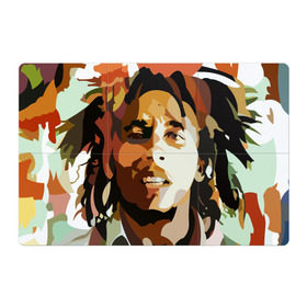 Магнитный плакат 3Х2 с принтом Боб Марли в Курске, Полимерный материал с магнитным слоем | 6 деталей размером 9*9 см | Тематика изображения на принте: bob marley | composer | guitarist | jamaica | jamaican musician | reggae | singer | музыкант | регги
