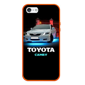 Чехол для iPhone 5/5S матовый с принтом Toyota Camry в Курске, Силикон | Область печати: задняя сторона чехла, без боковых панелей | camry | toyota | авто. автомобиль | камри | машина | тачка | тойота