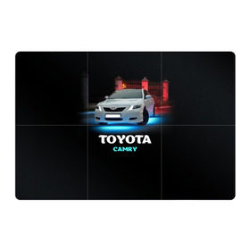 Магнитный плакат 3Х2 с принтом Toyota Camry в Курске, Полимерный материал с магнитным слоем | 6 деталей размером 9*9 см | Тематика изображения на принте: camry | toyota | авто. автомобиль | камри | машина | тачка | тойота
