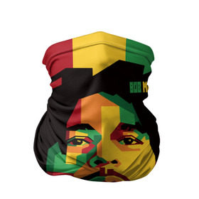 Бандана-труба 3D с принтом Ямайка, Боб Марли в Курске, 100% полиэстер, ткань с особыми свойствами — Activecool | плотность 150‒180 г/м2; хорошо тянется, но сохраняет форму | Тематика изображения на принте: bob marley | reggae | регги