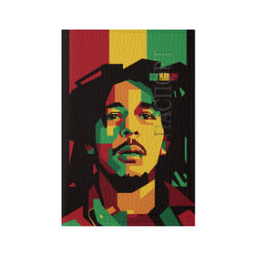 Обложка для паспорта матовая кожа с принтом Ямайка, Боб Марли в Курске, натуральная матовая кожа | размер 19,3 х 13,7 см; прозрачные пластиковые крепления | Тематика изображения на принте: bob marley | reggae | регги