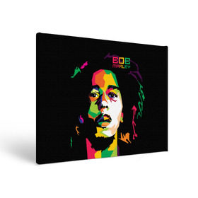 Холст прямоугольный с принтом Ямайка, Боб Марли в Курске, 100% ПВХ |  | Тематика изображения на принте: reggae | регги