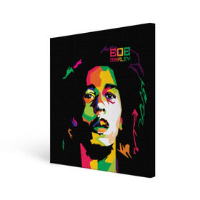 Холст квадратный с принтом Ямайка, Боб Марли в Курске, 100% ПВХ |  | Тематика изображения на принте: reggae | регги