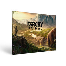Холст прямоугольный с принтом Far Cry Primal 8 в Курске, 100% ПВХ |  | far cry | far cry primal | компьютерные игры | первобытные | фар край праймал | фаркрай