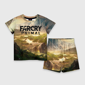 Детский костюм с шортами 3D с принтом Far Cry Primal 8 в Курске,  |  | Тематика изображения на принте: far cry | far cry primal | компьютерные игры | первобытные | фар край праймал | фаркрай