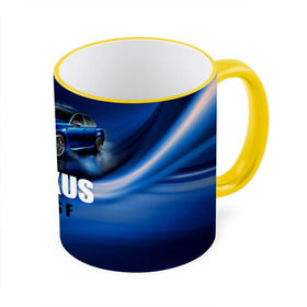 Кружка 3D с принтом Lexus GS F в Курске, керамика | ёмкость 330 мл | Тематика изображения на принте: gs f | lexus | авто | автомобиль | лексус | машина | спорткар | тачка