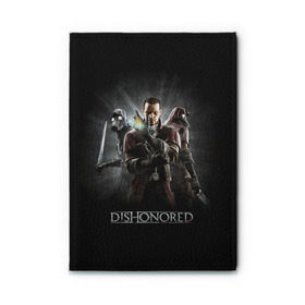 Обложка для автодокументов с принтом Dishonored в Курске, натуральная кожа |  размер 19,9*13 см; внутри 4 больших “конверта” для документов и один маленький отдел — туда идеально встанут права | Тематика изображения на принте: dishonored