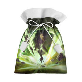 Подарочный 3D мешок с принтом The Witcher в Курске, 100% полиэстер | Размер: 29*39 см | witcher | ведьмак | геральт