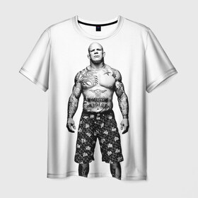 Мужская футболка 3D с принтом Джефф Монсон в Курске, 100% полиэфир | прямой крой, круглый вырез горловины, длина до линии бедер | jeffrey william monson | mma | джефф монсон | джиу джитсу