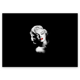 Поздравительная открытка с принтом Мэрилин Монро в Курске, 100% бумага | плотность бумаги 280 г/м2, матовая, на обратной стороне линовка и место для марки
 | Тематика изображения на принте: marilyn monroe | актриса | блондинка | губы | звезда | кино | певица