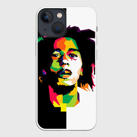 Чехол для iPhone 13 mini с принтом Bob Marley в Курске,  |  | Тематика изображения на принте: боб марли | поп арт