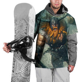 Накидка на куртку 3D с принтом Olaf в Курске, 100% полиэстер |  | Тематика изображения на принте: league of legends | lol | olaf | viking | викинг | лига легенд | лол | олаф