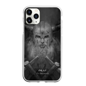 Чехол для iPhone 11 Pro матовый с принтом Олаф в Курске, Силикон |  | league of legends | lol | olaf | viking | викинг | лига легенд | лол | олаф