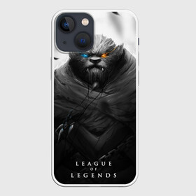 Чехол для iPhone 13 mini с принтом Rengar LoL в Курске,  |  | Тематика изображения на принте: league of legends | lol | rengar | лига легенд | лол | ренгар | тигр