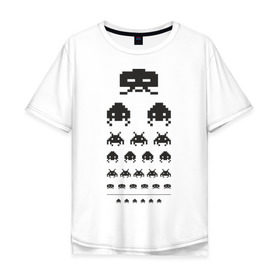 Мужская футболка хлопок Oversize с принтом Чужие. Инопланетяне. в Курске, 100% хлопок | свободный крой, круглый ворот, “спинка” длиннее передней части | игра | кино | нинтендо | офтальмолог | фильм