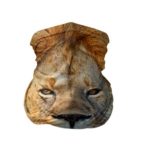 Бандана-труба 3D с принтом Гордый лев в Курске, 100% полиэстер, ткань с особыми свойствами — Activecool | плотность 150‒180 г/м2; хорошо тянется, но сохраняет форму | балаклава