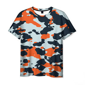 Мужская футболка 3D с принтом Asiimov camouflage в Курске, 100% полиэфир | прямой крой, круглый вырез горловины, длина до линии бедер | камуфляж | контр страйк | контра