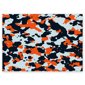 Поздравительная открытка с принтом Asiimov camouflage в Курске, 100% бумага | плотность бумаги 280 г/м2, матовая, на обратной стороне линовка и место для марки
 | камуфляж | контр страйк | контра